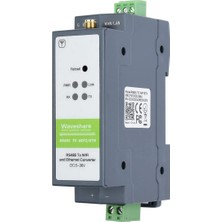 Waveshare RS485 - Wifi/ethernet Modülü Ray Montajlı Seri Sunucu Modbus Mqtt Ağ Geçidi Şeffaf Iletim Modunu Destekler