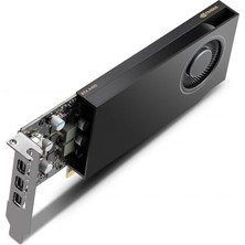 Pny Nvıdıa Rtx A400 4 GB Gddr6 Profesyonel Ekran Kartı, VCNRTXA400-SB, Tek Yuva, Düşük Profil, 768 Cuda Çekirdeği, Pcı Express 4.0, 4x Mini Displayport 1.4A, 50W