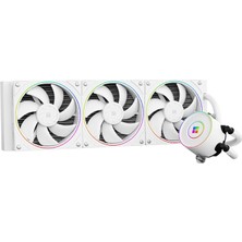 Thermalright Aqua Elite 360 ​​​​v5 Argb Beyaz Cpu Sıvı Soğutucu, 360MM Soğutucu Boyutu, 3x TL-S12-W Pwm Fan, Am4/am5 Için, Intel LGA115X/1200/1700/1851, Aıo Cpu Soğutucusu