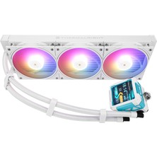 Thermalrlght Thermalright-Tr Fw Pro 360 Argb Beyaz Cpu Su Soğutucusu Pwm Fanlı 2000RPM 320*320 Çözünürlük IPS LCD Ekran Için Am5/lga 1851/1700 2.73" Ekran