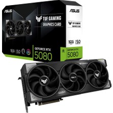 Asus Tuf Gaming Geforce Rtx 5080 16GB Gddr7 Oyun Ekran Kartı