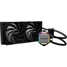 Be Quiet! Hız Aşırtmalı Amd ve Intel Sistemleri Için Pure Loop 2 280 mm Hepsi Bir Arada Sıvı Soğutma, 2x Pure Wings 3 Pwm Yüksek Hızlı Fanlar, Yüksek Basınç, Argb Aydınlatmalı Dekuplajlı Pwm Pompa, Bw