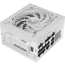 Mars Gaming MPB1000SIM, Tam Modüler Atx 1000W Güç Kaynağı, 7 Yıl Garanti, 80PLUS Gold %90, Sı Extreme Silence 140 mm Fan, Aı2 Rpm Teknolojileri, Japon Kapasitörler, Beyaz
