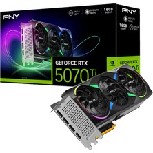 Pny Epic-X Üçlü Geforce Rtx 5070 Ti Oc 16GB Gddr7 256BIT Hdmı/dp Ekran Kartı