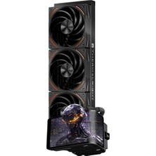 Thermalrlght Thermalright Tr Wonder Vision 360 Turbo Argb Siyah Cpu Su Soğutucu 3000RPM, 60HZ Kavisli Ekran, 2400X1080 Çözünürlük, Am5 Için, Intel LGA1851/1700, 6,67 Inç 3D Ekran Yüksek Performans Pom