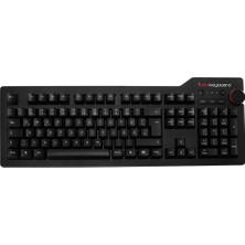 Das Keyboard 4 Profesyonel Mekanik Klavye Qwertz De Düzeni - 105 Tuş, Cherry Mx Mavi Clicky Switch, 2 Port USB 3.0 Hub, Multimedya Düğmesi, Nkro, Alüminyum Kapak (DASK4MKPROCLI-DE)