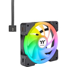 Thermaltake Swafan EX14 Argb | Değiştirilebilir Fan Kanatları | Ters Çevrilebilir Hava Akışı | Yüksek Basınçlı Fan Kanatları | Siyah | 3'lü Paket