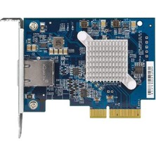 Qnap QXG-10G1T - Tek Bağlantı Noktalı, 5 Hızlı 10 Gbe Ağ Genişletme Kartı Siyah