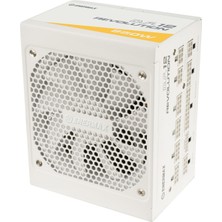 Enermax Devrimi D.f. 12 Atx3.1 Pcı-E 5.1 Ultra Kompakt 850 W Güç Kaynağı 80PLUS Gold Snow White (Tam Modüler, %50 Yarı Fansız, 12V-2X6); ETV850G-W, Beyaz