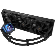 Thermalrlght Thermalright Tr Fw Pro 360 Siyah Cpu Su Soğutucusu, Pwm Fanlı, 2000RPM, 2,73 Inç Manyetik IPS LCD Ekran, 320*320 Çözünürlük, Am5/ıntel 1851/1700 Için, 397MM Uzunluk