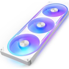 Nzxt F420U Ultra - 420 mm Tek Çerçeveli Çok Bölgeli Rgb Fan - Beyaz