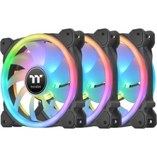Thermaltake Swafan 14 Rgb | Değiştirilebilir Fan Kanatları | Ters Çevrilebilir Hava Akışı | Yüksek Basınçlı Fan Kanatları | 3'lü Paket