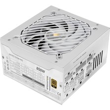 Mars Gaming MPB850PSI, Tam Modüler Atx Güç Kaynağı 850 W, 10 Yıl Garanti, 80PLUS Gold %90, Sı Fan 14 Cm, Aı2-Rpm Teknolojisi, Dc-Dc ve Smd, Atx 3.1 ve Pcıe 5.1, 12V 2x6 Bağlantı, Beyaz