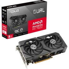 Asus Dual Radeon Rx 7600 Evo Oc Edition 8gb Gddr6 Oyun Ekran Kartı