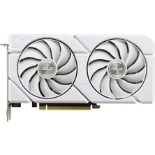 Asus Dual Geforce Rtx 4060 Evo Beyaz Oc Sürümü 8 GB Gddr6 Oyun Ekran Kartı Beyaz (Nvidia Geforce RTX4060 Dlss3, 246 Aı Üst, Pcıe 4.0, 1x HDMI 2.1A, 3x Displayport 1.4A, DUAL-RTX4060-O8G-EVO-WHITE)