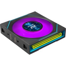 Lian Li Unı Fan Sl-Inf LCD Flex Kablosuz 120MM Pwm Fan, Siyah