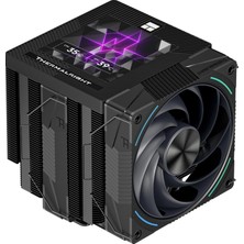 Thermalright Phantom Spirit 120 Vision Evo Cpu Soğutucusu, Pc Soğutucu Soğutucusu 7 Isı Borusu, 480X480 Çözünürlüklü 3,95 Inç Manyetik Ekran, Am4/am5 ve Intel LGA1700/1851/115X Için