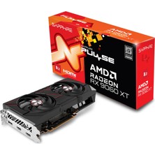 Sapphire Safir Teknolojisi Kart Graphique Pulse Amd Radeon Rx 9060 Xt Gaming Oc 8gb Çift Hdmı-Dp