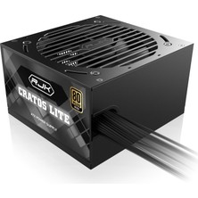 Raijintek Raıjıntek Cratos Lıte 850W Siyah, 80 Plus Gold, Atx 3.1, Modüler Olmayan Pc Güç Kaynağı, Pcıe 5.1 Hazır, 120MM Akıllı Fan, Dc-Dc, 12V-2×6 Bağlantı, 5 Yıl Garanti
