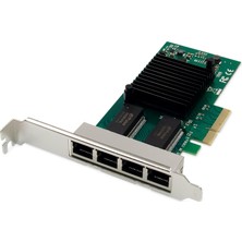 Digitus Dıgıtus Sunucu Ağ Kartı – 4 Bağlantı Noktalı RJ45 – Gigabit Ethernet – Qos