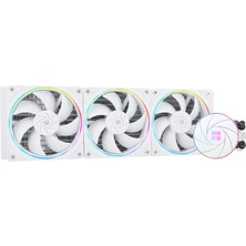 Thermalright Aqua Elıte 360 Beyaz Argb V2 Cpu Su Soğutucu, 360 Aio Cpu Soğutucu, 3XTL-S12W Pwm Fan, S-Fdb Rulman, Argb Ince Açıklık Efekti, Am4/am5, Intel LGA1150/1151/1200/1851/1700