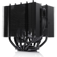 Noctua NH-D12L Chromax.black, Sessiz Çift Kuleli Cpu Yüksek Performanslı Soğutucu