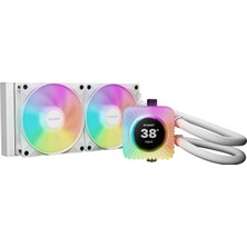Be Quiet! Light Loop Io LCD 240MM Beyaz Cpu Su Soğutucusu