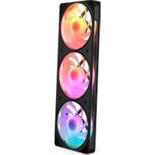 Nzxt F360 Rgb Ters - 360 mm Tek Kare Ters Fan - Siyah