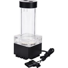 LAZMIN112 Lazmin 800L/H Bilgisayar Cpu Sıvı Soğutma Suyu Pompası, 4 Metre Pompa Kafası Hızlı Isı Dağılımı Bilgisayar Su Pompası Pc Için Ultra Sessiz Su Pompası Tankı