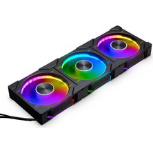Phanteks D30 Pwm Normal Hava Akımı D-Rgb Fanlar, 3'lü Paket - 120 Mm, Siyah