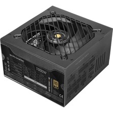 Mars Gaming Mars Gamıng MPB1000SIM, Tam Modüler Atx 1000W Güç Kaynağı, 7 Yıl Garanti, 80PLUS Gold %90, Sı Extreme Silence 140 mm Fan, Aı2 Rpm Teknolojileri, Japon Kapasitörler, Siyah