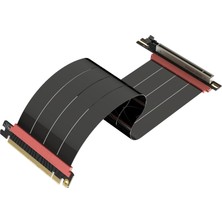 Lınkup Bağlantı - Ava5 Armor Pcıe 5.0 Yükseltici Kablo | Dik Açılı, Siyah 30CM