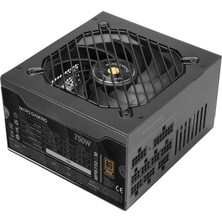 Mars Gaming Mars Gamıng MPB750SIM, Tam Modüler Atx 750W Güç Kaynağı, 7 Yıl Garanti, 80PLUS Bronze 230V Eu, %90 Verimlilik, 140MM Sı Extreme Silence Fan, Aı2-Rpm, Dc-Dc ve Smd Teknolojileri, Siyah
