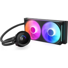 Nzxt Kraken Plus 240 Rgb - 240MM Aıo Cpu Soğutucu, LCD - Siyah