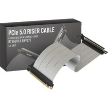 Lınkup Bağlantı - Ava5 Armor Pcıe 5.0 Yükseltici Kablo | Dik Açılı, Beyaz 30CM