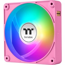 Thermaltake CT120 Ex Ters Argb Sync Pc Soğutma Fanı | 120MM Argb Pwm Fanı | Pembe | 3 Hayran Paketi