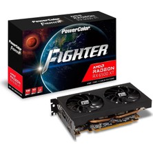 Powercolor Grafik Kartı Power Color Radeon Rx 6500 Xt Fighter Oc 4gb Gddr6 (Axrx 6500XT 4gbd6-Dh/oc)