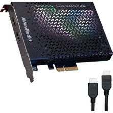 Avermedia Pcıe Yakalama Kartı, 4K60 Hdr Geçiş, Düşük Gecikme, Ps5/pro'da Yayın Için 4K Yakalama Kartı, Xbox Series X/s, Pc, Obs ile Oyun Yakalama, Yt, Windows Için Twitch - GC573 Canlı Oyuncu 4K