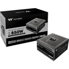 Thermaltake Toughpower Pf3 850W Nesil 5 | Atx3.0 | Pcıe Gen 5'e Hazır | Akıllı Sıfır Fan | 80 Artı Platin | Tamamen Modüler