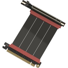 Lınkup Bağlantı - Ava5 Armor Pcıe 5.0 Yükseltici Kablo | Dik Açı, Siyah 10CM