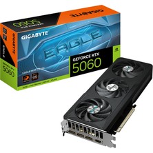 Gigabyte Geforce Rtx 5060 Eagle Max Oc 8g Ekran Kartı - 8 GB Gddr7, 128 Bit, Pcı-E 5.0, 2550 Mhz Çekirdek Saati, 3 x Displayport, 1 x Hdmı, Nvıdıa Dlss 4, GV-N5060EAGLEMAX Oc-8gd