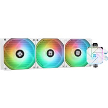 Thermalrlght Tr-Thermalright Aqua Elite 360 ​​beyaz V3 Cpu Sıvı Soğutma Komple 360 ​​spesifikasyonunda Aıo Pc Soğutucu, 3X120MM Argb Soğutma Fanı, Kolay Kurulum, Am5/am4, LGA1851/1700/115X/1200 ile Uy