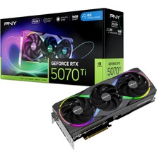 Pny Geforce Rtx™ 5070 Ti 16 GB Argb Hız Aşırtmalı Üç Fanlı Plus Ekran Kartı Dlss 4