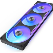 Nzxt F420U Ultra - 420 mm Tek Çerçeveli Çok Bölgeli Rgb Fan - Siyah