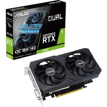 Asus Dual Geforce Rtx 3050 V2 Oc Edition 8gb Gddr6 Oyun Ekran Kartı