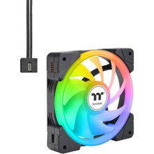Thermaltake Swafan EX12 Argb | Değiştirilebilir Fan Kanatları | Ters Çevrilebilir Hava Akışı | Yüksek Basınçlı Fan Kanatları | Siyah | 3'lü Paket