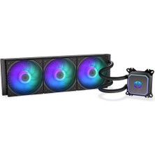 Endorfy Navis F360 Argb - Aıo Sıvı Soğutma 360 Mm, 3x Fluctus 120 mm Pwm Argb Fanlar, Seramik Yataklı Pompa, Amd Am4/am5 ve Intel LGA1700/1851/2011 Için Cpu Soğutucusu, Siyah