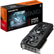 Gigabyte Radeon Rx 9070 Gaming 16 GB Ekran Kartı - 16 GB Gddr6, 256 Bit, Pcı-E 5.0, 2520 Mhz Çekirdek Saat Hızı, 2 x Displayport, 2 x Hdmı, GV-R9070GAMING-16GD