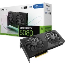 Pny Nvıdıa Geforce Rtx™ 5080 Ince Çift Fanlı, Çift Yuvalı Oc Ekran Kartı