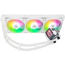 Thermalright Frozen Warframe 360 ​​​​beyaz Argb Cpu Sıvı SOĞUTMA,360 Aıo Soğutma,ıps 320*240 Çözünürlüklü LCD Ekran,amd/ıntel Için Sıvı Cpu Soğutucu Sıvı Cpu Soğutucu: LGA1700/AM4/AM5,AIO Sıvı Soğutma